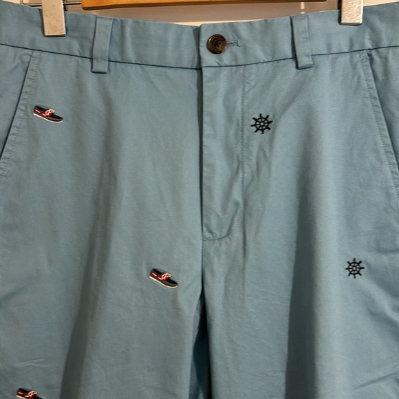 NWT Brooks Brothers Clark Embroidered Pants - nautical theme - size 31” x 32” - Picture 3 of 9